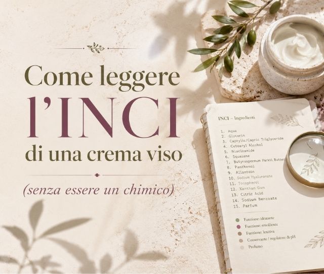 Come leggere l'INCI di una crema viso (senza essere un chimico)
