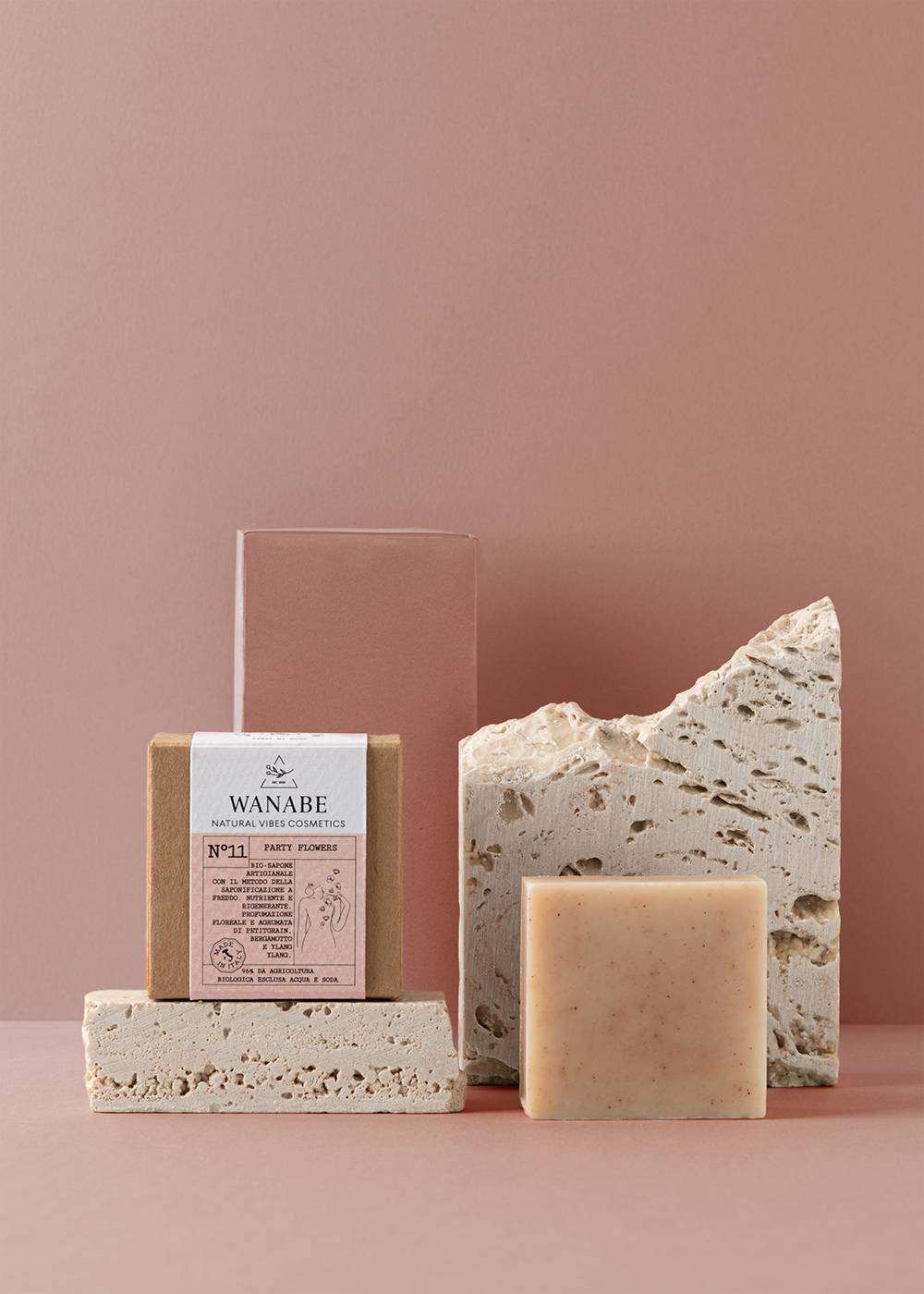 Sapone Bio Party Flowers (Rosa e Bergamotto)