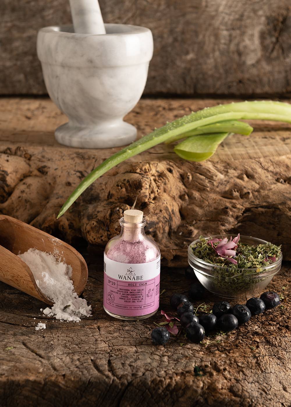 Holi Calm - Maschera Bio Emolliente e Rassodante