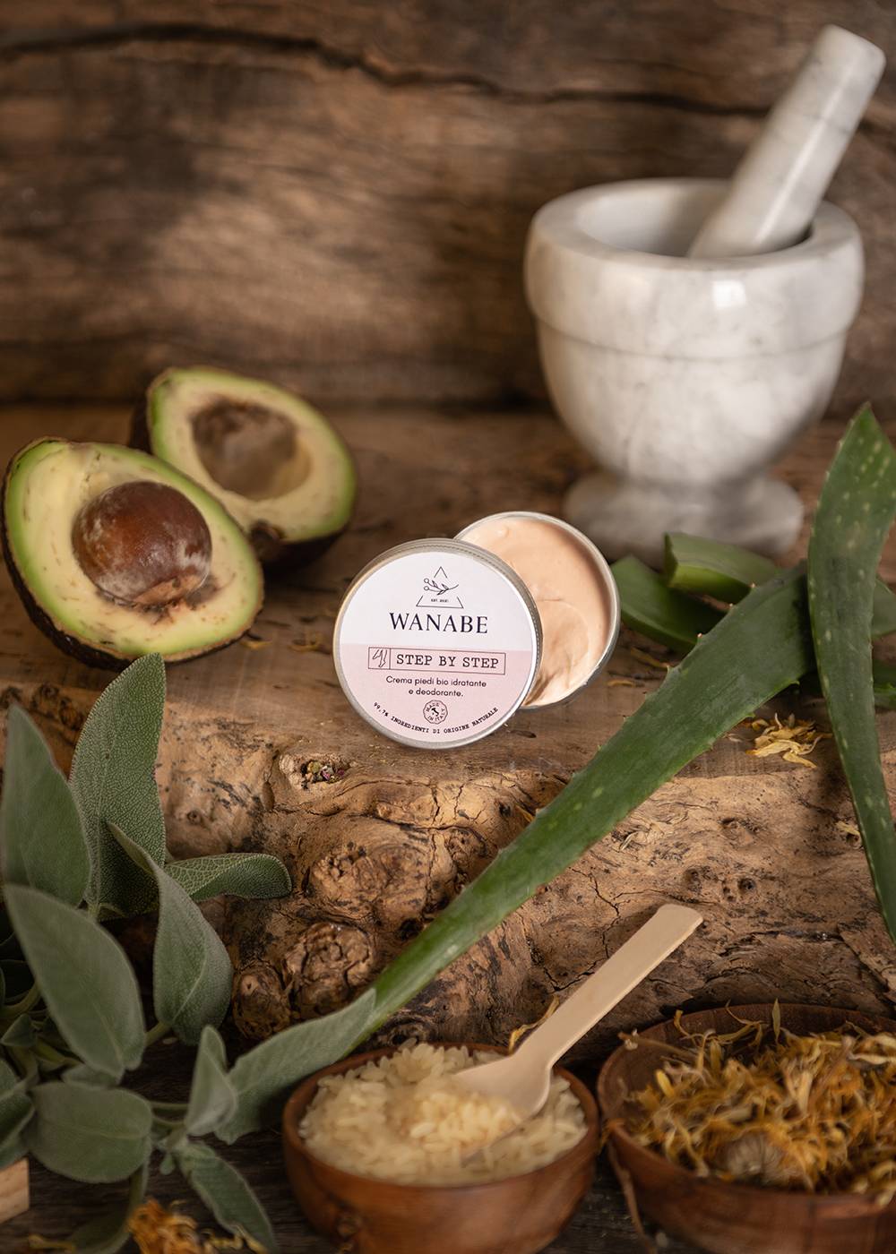 Step by Step - Crema piedi Bio