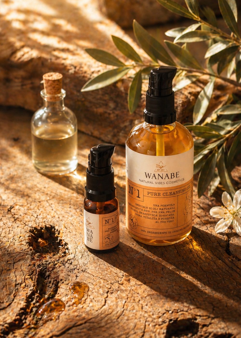 Pure Cleansing Oil - Olio detergente struccante idratante.