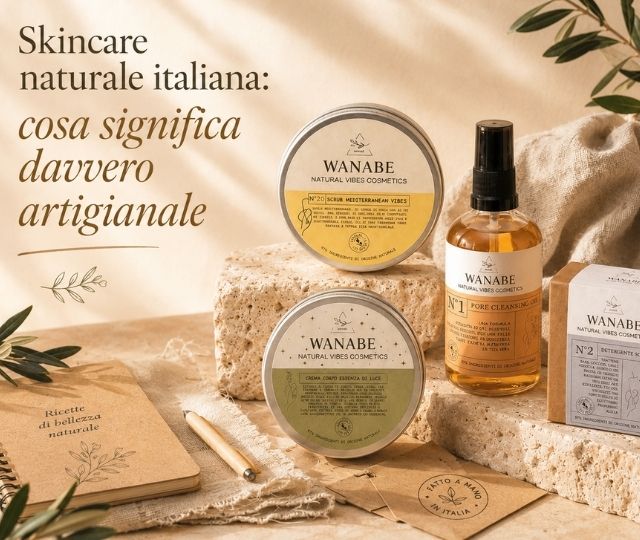 Skincare naturale italiana: cosa significa davvero artigianale