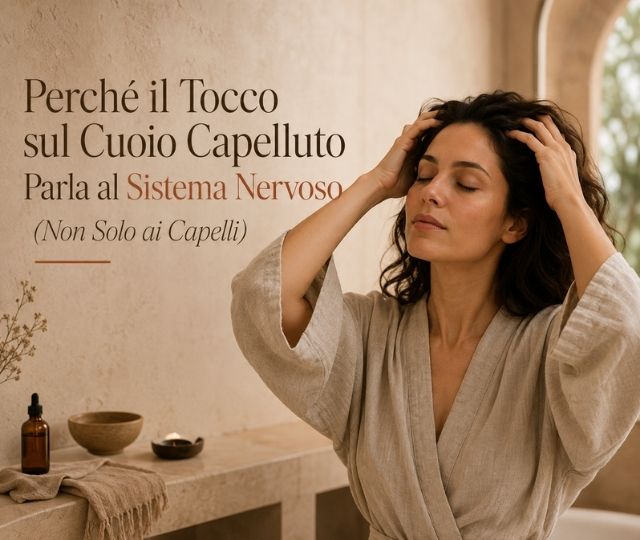 Perché il Tocco sul Cuoio Capelluto Parla al Sistema Nervoso (Non Solo ai Capelli)