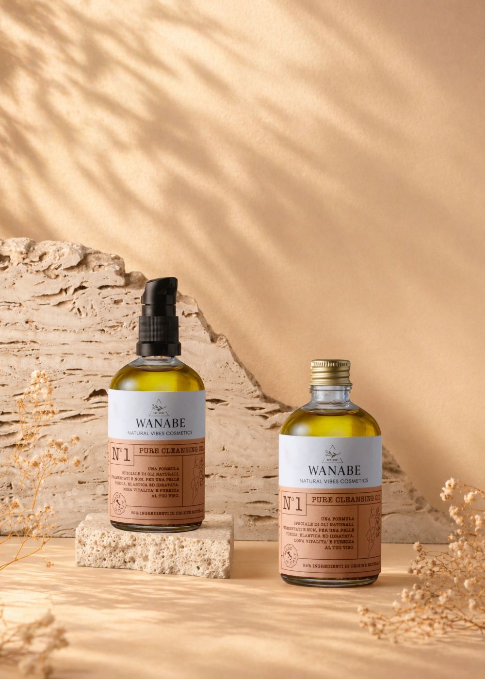 Pure Cleansing Oil - Olio detergente struccante idratante.