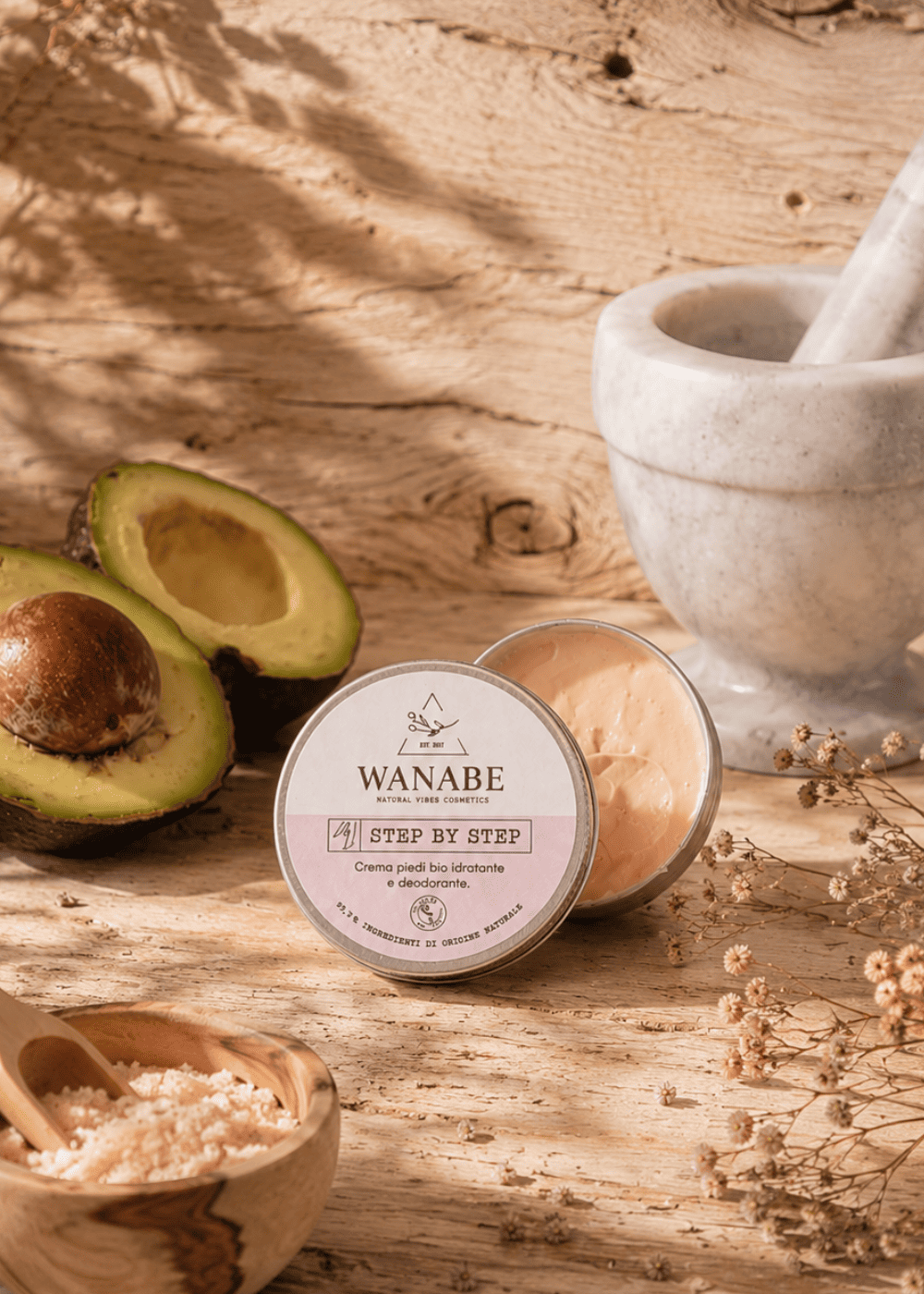 Step by Step - Crema piedi Bio