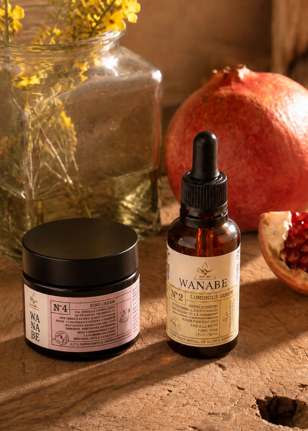 KIND CREAM + LUMINOUS SERUM — pelli spente